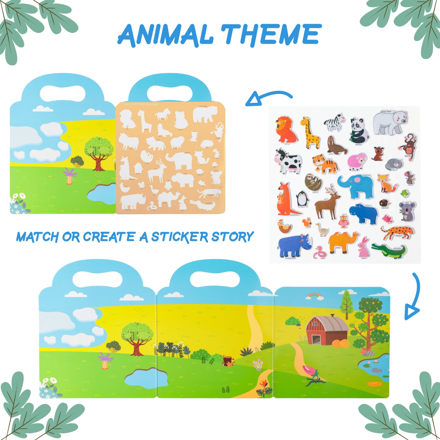 Sticker Books (4-Pack)