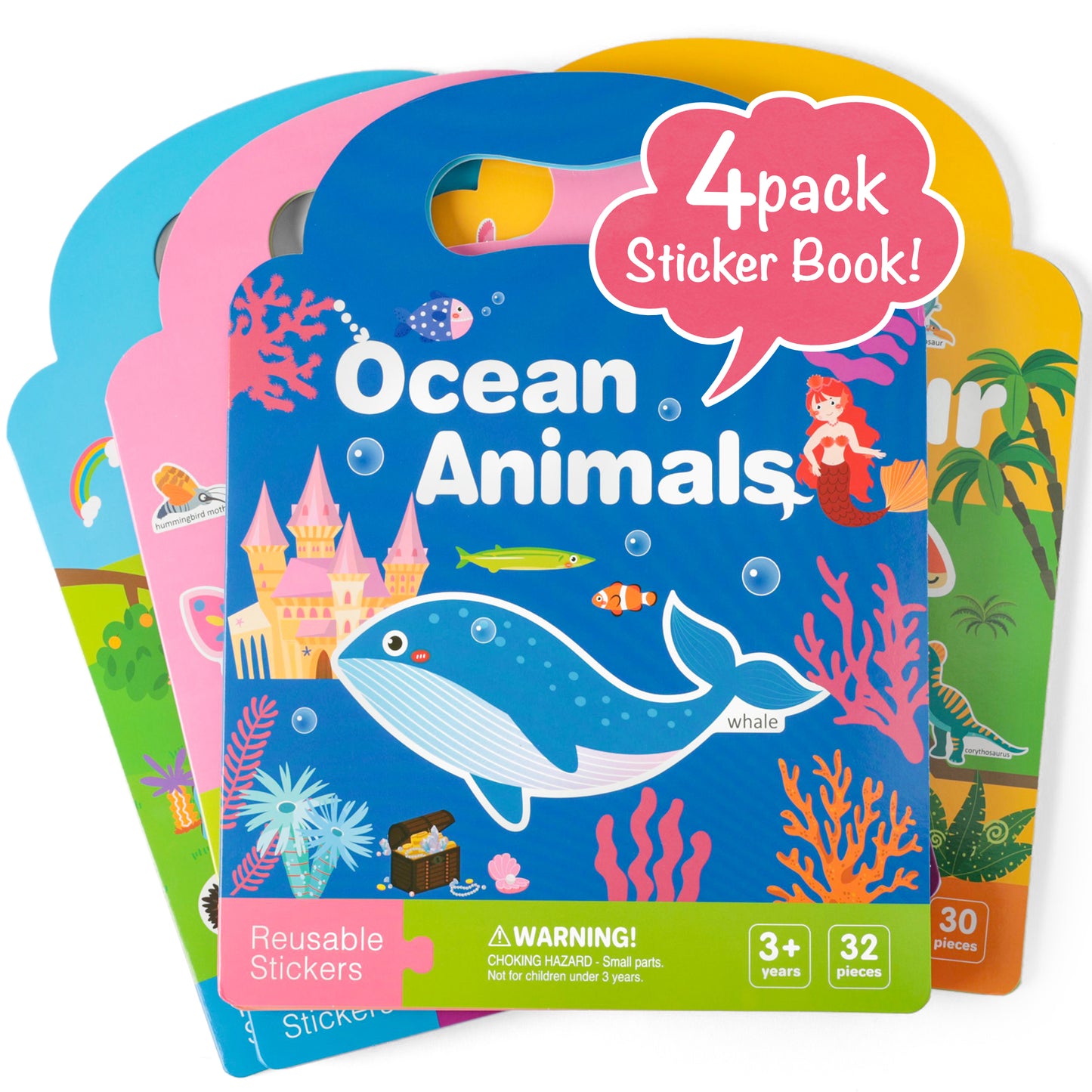 Sticker Books (4-Pack)