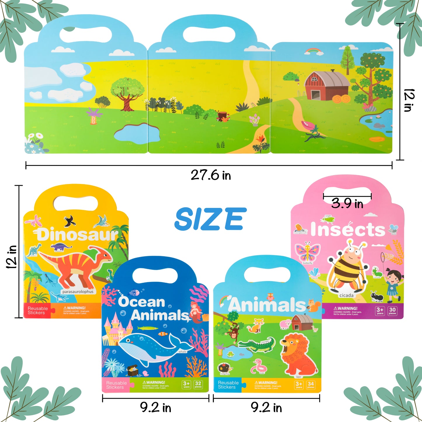 Sticker Books (4-Pack)
